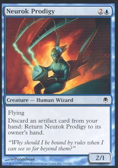 Neurok Prodigy (Darksteel) Light Play - Nick Nack's Full Frontal Attack