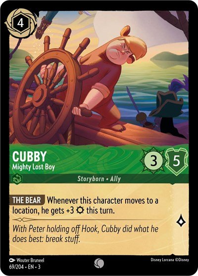 Cubby - Mighty Lost Boy (Into the Inklands) Near Mint - Nick Nack's Full Frontal Attack