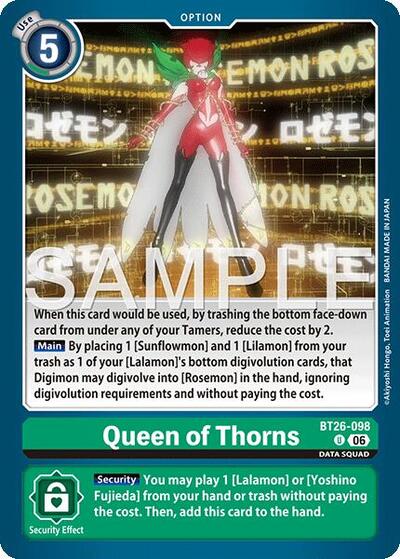 Queen of Thorns (Timeless Bonds) Near Mint