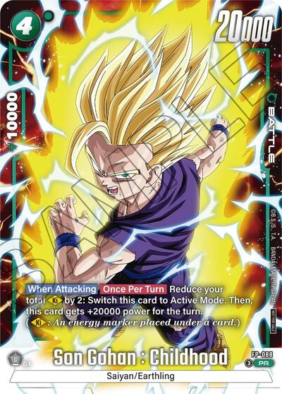 Son Gohan : Childhood FP-088 (Tournament Pack 11) (Tournament and Championship Promos) Near Mint Holofoil - Nick Nack's Full Frontal Attack