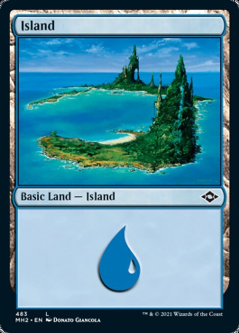 Island (483) (Modern Horizons 2) Near Mint - Nick Nack's Full Frontal Attack
