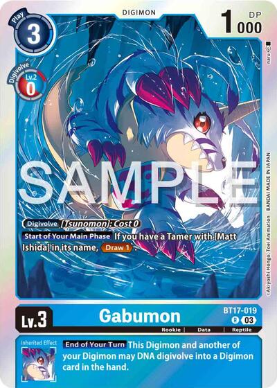 Gabumon (Secret Crisis) Near Mint Foil - Nick Nack's Full Frontal Attack