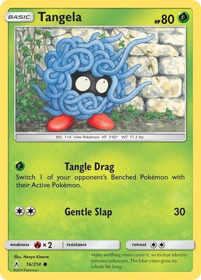 Tangela (SM - Unbroken Bonds) Near Mint - Nick Nack's Full Frontal Attack