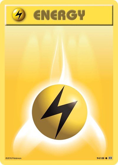 Lightning Energy (XY - Evolutions) Light Play - Nick Nack's Full Frontal Attack