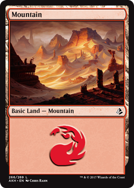 Mountain (266) (Amonkhet) Near Mint