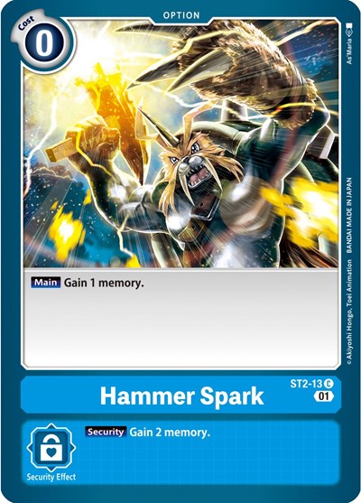 Hammer Spark ST2-13 (Alternate Art) (Starter Deck 08: Ulforce Veedramon) Near Mint