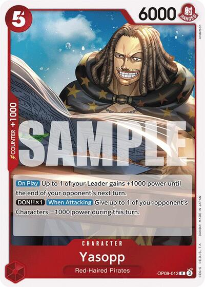 Yasopp (Emperors in the New World) Near Mint Foil - Nick Nack's Full Frontal Attack
