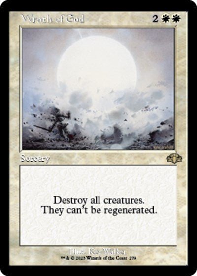 Wrath of God (Retro Frame) (Dominaria Remastered) Near Mint Foil - Nick Nack's Full Frontal Attack