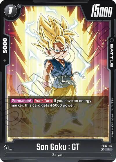 Son Goku : GT FB03-110 (Raging Roar) Near Mint Holofoil