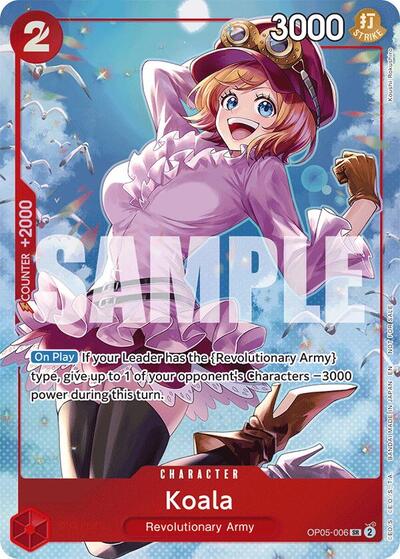 Koala OP05-006 (Extra Booster: One Piece Heroines Edition) Near Mint Foil