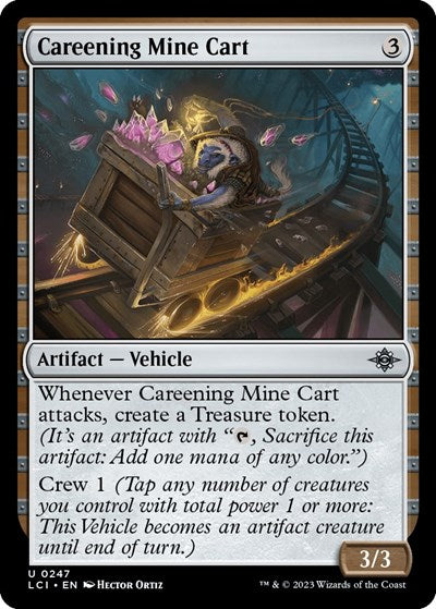 Careening Mine Cart (The Lost Caverns of Ixalan) Near Mint - Nick Nack's Full Frontal Attack