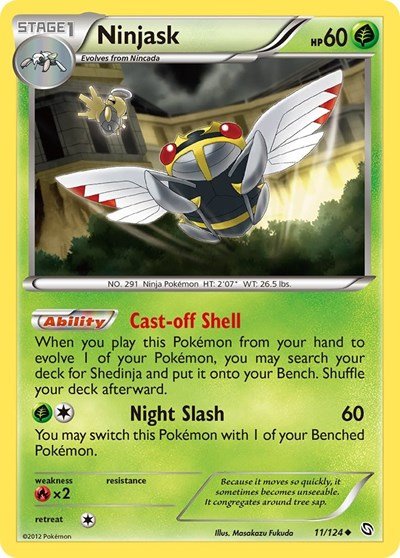 Ninjask (Dragons Exalted) Medium Play - Nick Nack's Full Frontal Attack