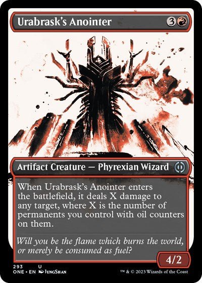 Urabrask's Anointer (Showcase) (Phyrexia: All Will Be One) Near Mint - Nick Nack's Full Frontal Attack