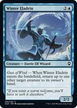 Winter Eladrin (Commander Legends: Battle for Baldur's Gate) Near Mint - Nick Nack's Full Frontal Attack