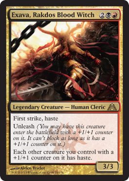Exava, Rakdos Blood Witch (Dragon's Maze) Near Mint - Nick Nack's Full Frontal Attack