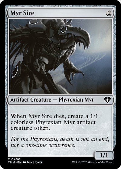 Myr Sire (Commander Masters) Near Mint - Nick Nack's Full Frontal Attack