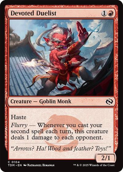 Devoted Duelist (Tarkir: Dragonstorm) Near Mint - Nick Nack's Full Frontal Attack