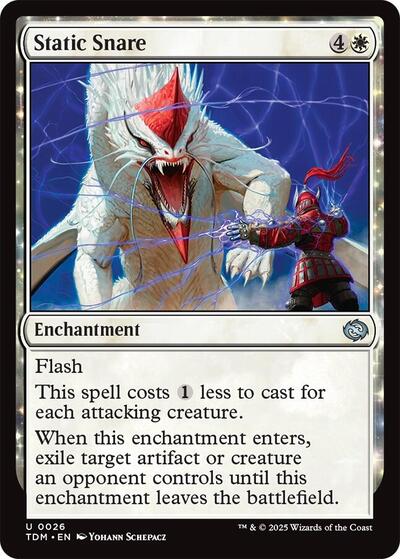 Static Snare (Tarkir: Dragonstorm) Near Mint - Nick Nack's Full Frontal Attack