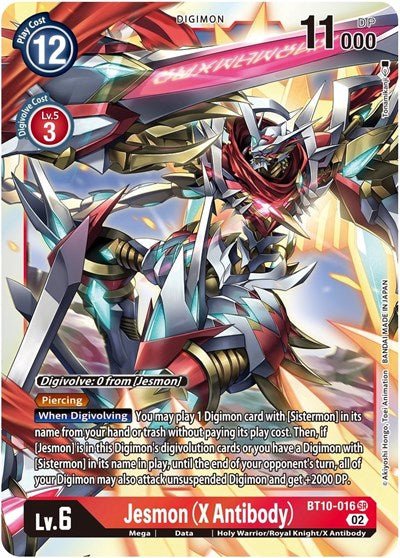 Jesmon (X Antibody) (Xros Encounter) Near Mint Foil - Nick Nack's Full Frontal Attack