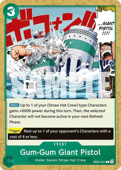 Gum-Gum Giant Pistol (Extra Booster: Anime 25th Collection) Near Mint