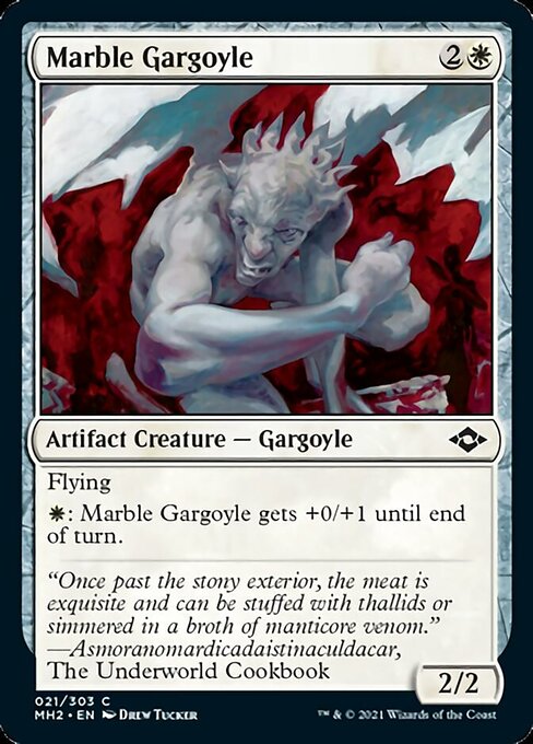 Marble Gargoyle (Modern Horizons 2) Near Mint - Nick Nack's Full Frontal Attack
