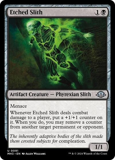 Etched Slith (Modern Horizons 3) Near Mint - Nick Nack's Full Frontal Attack