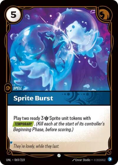 Sprite Burst (Unleashed) Near Mint