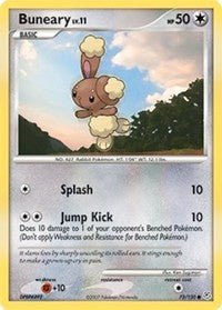 Buneary (Diamond and Pearl) Medium Play - Nick Nack's Full Frontal Attack