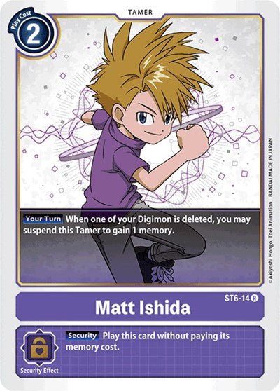 Matt Ishida (Starter Deck 06: Venomous Violet) Near Mint - Nick Nack's Full Frontal Attack