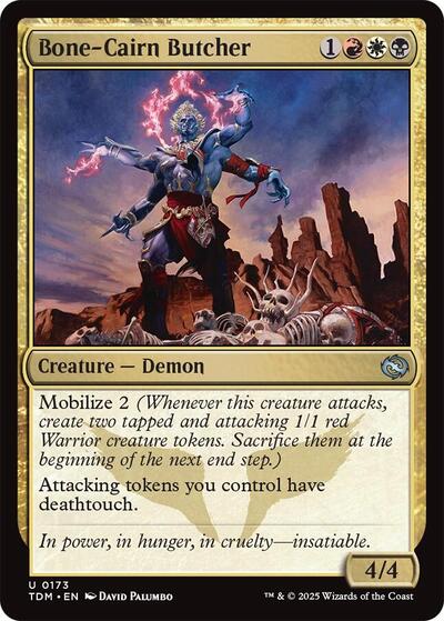 Bone-Cairn Butcher (Tarkir: Dragonstorm) Near Mint - Nick Nack's Full Frontal Attack