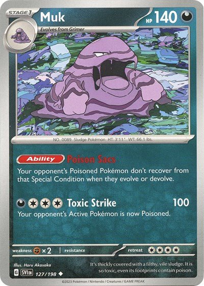 Muk (Scarlet and Violet: Base Set) Near Mint - Nick Nack's Full Frontal Attack