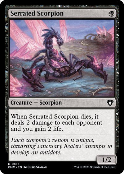 Serrated Scorpion (Commander Masters) Near Mint - Nick Nack's Full Frontal Attack