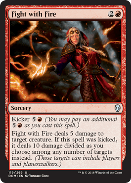 Fight with Fire (Dominaria) Near Mint - Nick Nack's Full Frontal Attack