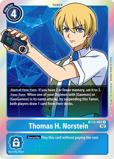 Thomas H. Norstein (Versus Royal Knights) Near Mint - Nick Nack's Full Frontal Attack