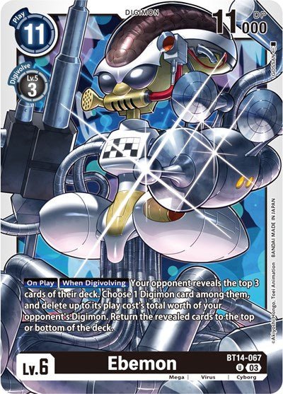 Ebemon (Blast Ace) Near Mint - Nick Nack's Full Frontal Attack