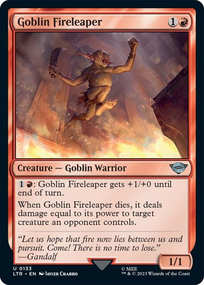 Goblin Fireleaper (Universes Beyond: The Lord of the Rings: Tales of Middle-earth) Light Play