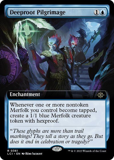 Deeproot Pilgrimage (Extended Art) (The Lost Caverns of Ixalan) Near Mint - Nick Nack's Full Frontal Attack