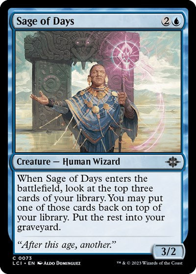 Sage of Days (The Lost Caverns of Ixalan) Near Mint