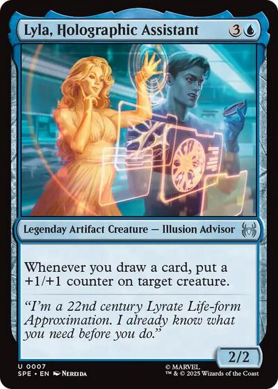 Lyla, Holographic Assistant (Marvel's Spider-Man: Eternal-Legal) Near Mint - Nick Nack's Full Frontal Attack