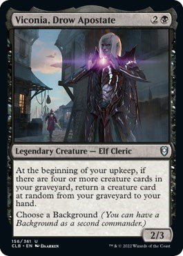 Viconia, Drow Apostate (Commander Legends: Battle for Baldur's Gate) Near Mint - Nick Nack's Full Frontal Attack
