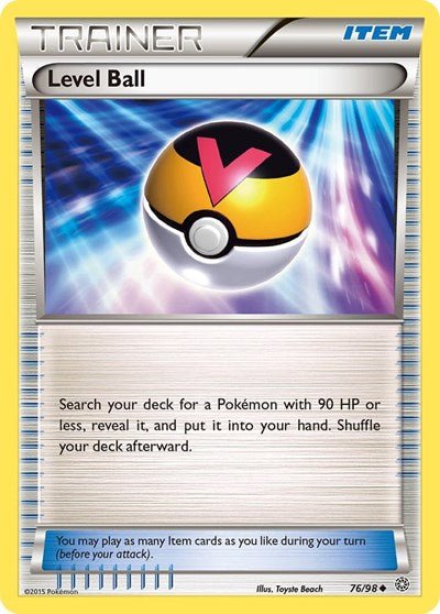 Level Ball (XY - Ancient Origins) Near Mint Reverse Holofoil - Nick Nack's Full Frontal Attack