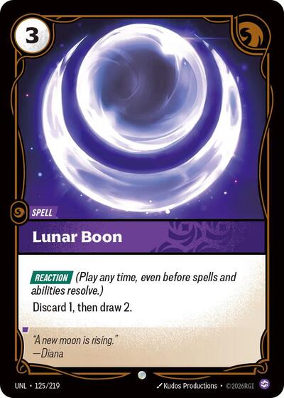 Lunar Boon (Unleashed) Near Mint