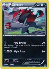 Zoroark ( 30 Holo) (BW Trainer Kit: Excadrill & Zoroark) Light Play Holofoil - Nick Nack's Full Frontal Attack