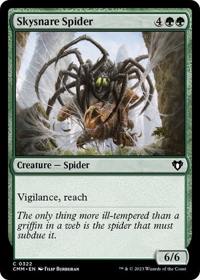 Skysnare Spider (Commander Masters) Near Mint - Nick Nack's Full Frontal Attack
