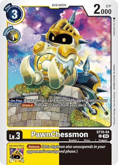 PawnChessmon ST19 - 04 (Starter Deck 19: Fable Waltz) Near Mint - Nick Nack's Full Frontal Attack