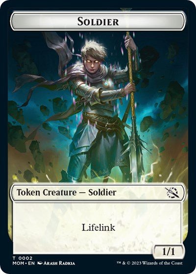 Soldier Token (March of the Machine) Near Mint - Nick Nack's Full Frontal Attack