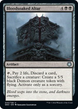 Bloodsoaked Altar (Magic Game Night: Free - For - All) Near Mint - Nick Nack's Full Frontal Attack