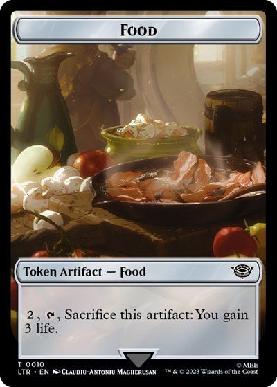 Food Token (0010) (Universes Beyond: The Lord of the Rings: Tales of Middle-earth) Near Mint - Nick Nack's Full Frontal Attack