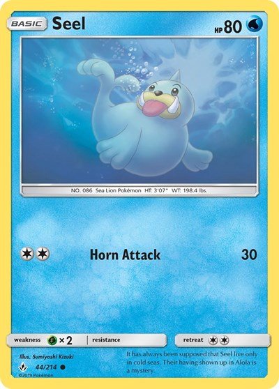 Seel (SM - Unbroken Bonds) Near Mint - Nick Nack's Full Frontal Attack