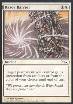 Razor Barrier (Mirrodin) Near Mint